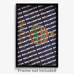 Wellington Kansas Poster (KS City Souvenir 11x17 Town Print)