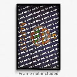 Maize Kansas Poster (KS City Souvenir 11x17 Town Print)