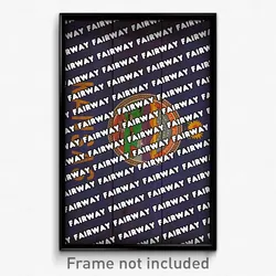 Fairway Kansas Poster (KS City Souvenir 11x17 Town Print)