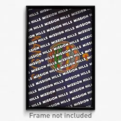Mission Hills Kansas Poster (KS City Souvenir 11x17 Town Print)