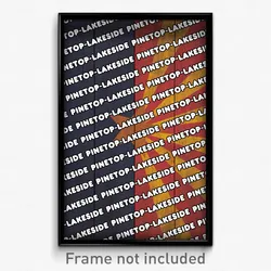 Pinetop-Lakeside Arizona Poster (AZ City Souvenir 11x17 Town Print)
