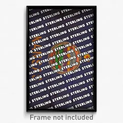 Sterling Kansas Poster (KS City Souvenir 11x17 Town Print)