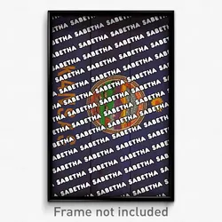 Sabetha Kansas Poster (KS City Souvenir 11x17 Town Print)