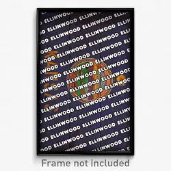 Ellinwood Kansas Poster (KS City Souvenir 11x17 Town Print)