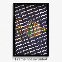 Belleville Kansas Poster (KS City Souvenir 11x17 Town Print)