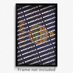 Minneapolis Kansas Poster (KS City Souvenir 11x17 Town Print)