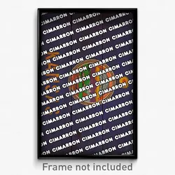Cimarron Kansas Poster (KS City Souvenir 11x17 Town Print)