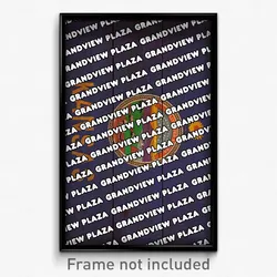 Grandview Plaza Kansas Poster (KS City Souvenir 11x17 Town Print)