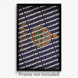 Pleasanton Kansas Poster (KS City Souvenir 11x17 Town Print)