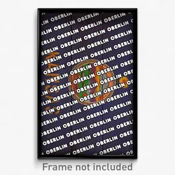 Oberlin Kansas Poster (KS City Souvenir 11x17 Town Print)