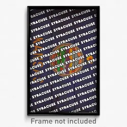 Syracuse Kansas Poster (KS City Souvenir 11x17 Town Print)