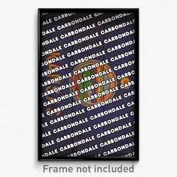 Carbondale Kansas Poster (KS City Souvenir 11x17 Town Print)