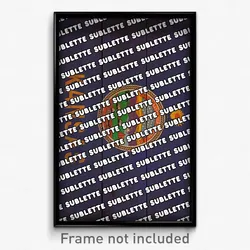 Sublette Kansas Poster (KS City Souvenir 11x17 Town Print)
