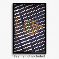 Medicine Lodge Kansas Poster (KS City Souvenir 11x17 Town Print)