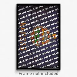 Meade Kansas Poster (KS City Souvenir 11x17 Town Print)