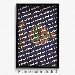 Andale Kansas Poster (KS City Souvenir 11x17 Town Print)