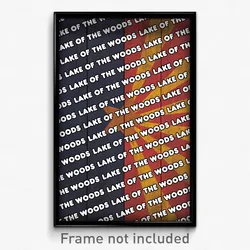 Lake of the Woods Arizona Poster (AZ City Souvenir 11x17 Town Print)