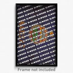 Elwood Kansas Poster (KS City Souvenir 11x17 Town Print)
