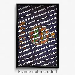 Altamont Kansas Poster (KS City Souvenir 11x17 Town Print)