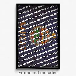 Wakefield Kansas Poster (KS City Souvenir 11x17 Town Print)