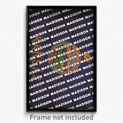 Madison Kansas Poster (KS City Souvenir 11x17 Town Print)