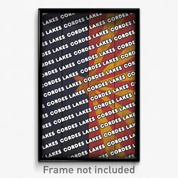 Cordes Lakes Arizona Poster (AZ City Souvenir 11x17 Town Print)