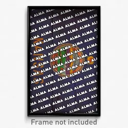 Alma Kansas Poster (KS City Souvenir 11x17 Town Print)