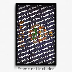 Deerfield Kansas Poster (KS City Souvenir 11x17 Town Print)