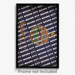 Mound City Kansas Poster (KS City Souvenir 11x17 Town Print)