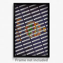 Meriden Kansas Poster (KS City Souvenir 11x17 Town Print)