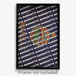 Marquette Kansas Poster (KS City Souvenir 11x17 Town Print)