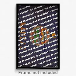 Frankfort Kansas Poster (KS City Souvenir 11x17 Town Print)