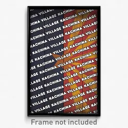 Kachina Village Arizona Poster (AZ City Souvenir 11x17 Town Print)