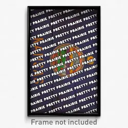 Pretty Prairie Kansas Poster (KS City Souvenir 11x17 Town Print)