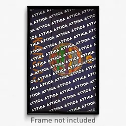 Attica Kansas Poster (KS City Souvenir 11x17 Town Print)