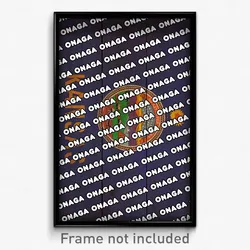 Onaga Kansas Poster (KS City Souvenir 11x17 Town Print)