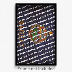 Canton Kansas Poster (KS City Souvenir 11x17 Town Print)