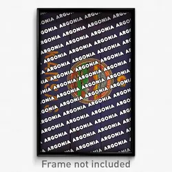 Argonia Kansas Poster (KS City Souvenir 11x17 Town Print)