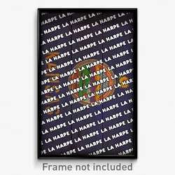 La Harpe Kansas Poster (KS City Souvenir 11x17 Town Print)