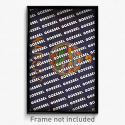 Goessel Kansas Poster (KS City Souvenir 11x17 Town Print)
