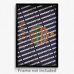 Kensington Kansas Poster (KS City Souvenir 11x17 Town Print)