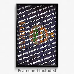 Waverly Kansas Poster (KS City Souvenir 11x17 Town Print)