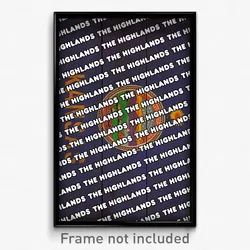 The Highlands Kansas Poster (KS City Souvenir 11x17 Town Print)