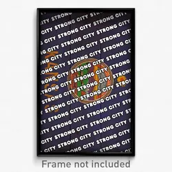 Strong City Kansas Poster (KS City Souvenir 11x17 Town Print)