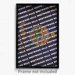 Westwood Hills Kansas Poster (KS City Souvenir 11x17 Town Print)