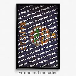 Thayer Kansas Poster (KS City Souvenir 11x17 Town Print)