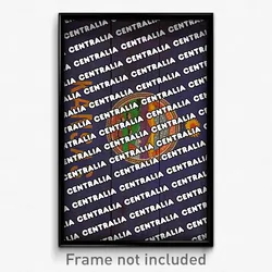 Centralia Kansas Poster (KS City Souvenir 11x17 Town Print)