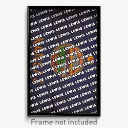 Lewis Kansas Poster (KS City Souvenir 11x17 Town Print)