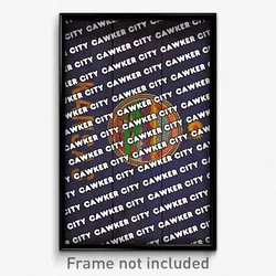Cawker City Kansas Poster (KS City Souvenir 11x17 Town Print)