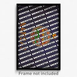 Brewster Kansas Poster (KS City Souvenir 11x17 Town Print)